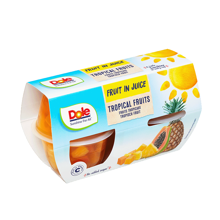 Tropical Fruit in Juice 4 x 113g