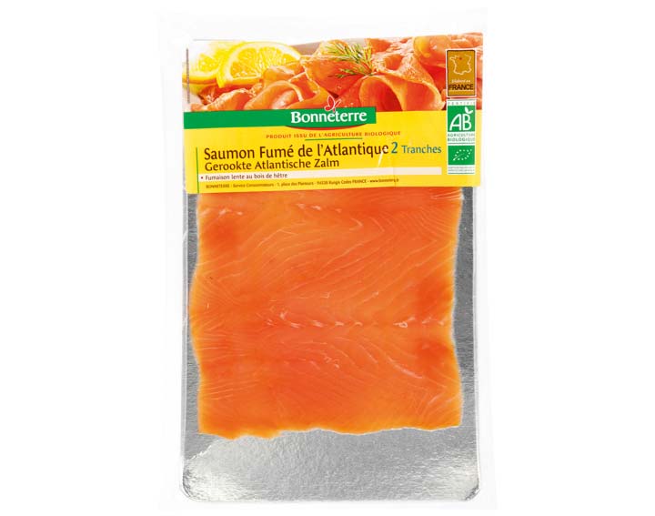 Saumon Fumé de l'Atlantique (2 tranches)