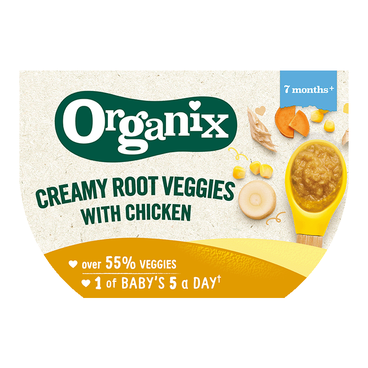 Organix Creamy Root Veggies with Chicken (130g)