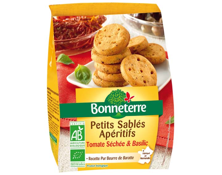 Petits Sablés Apéritifs Tomates Séchées Basilic
