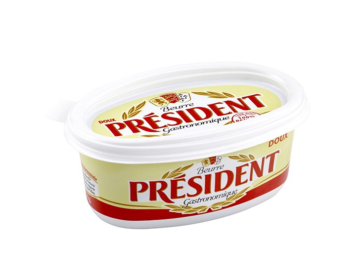 Beurre Gastronomique Doux Président 250g