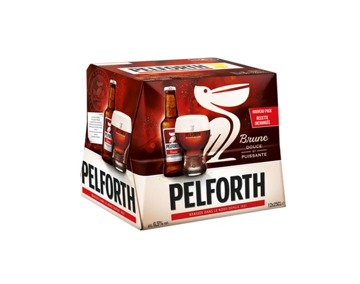 Pelforth Brune 12x25cl