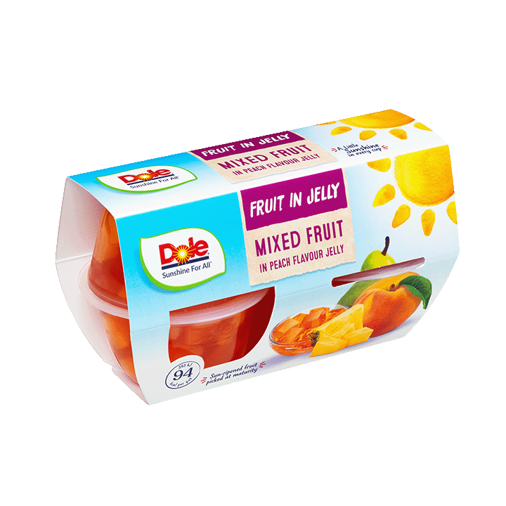 Mixed Fruit in Peach Jelly 4x123g