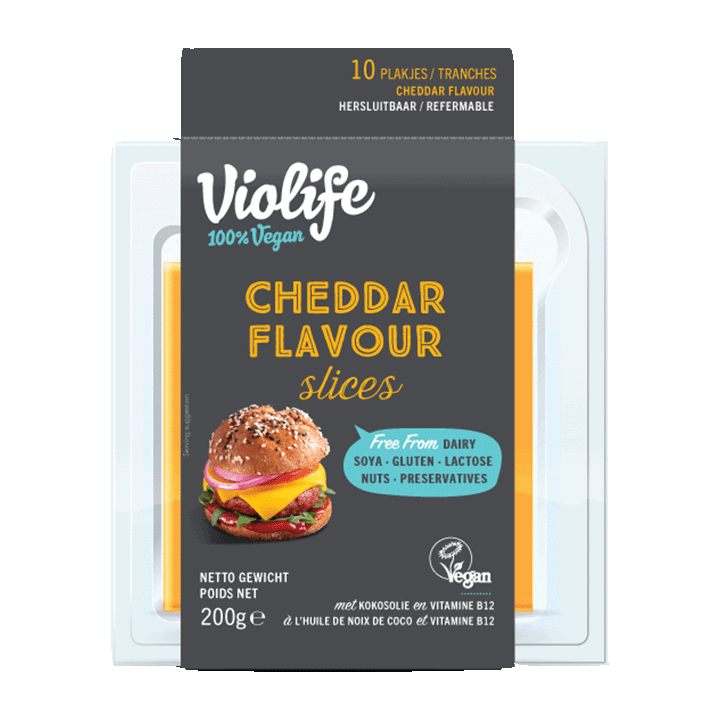 Slices Cheddar flavour 200g