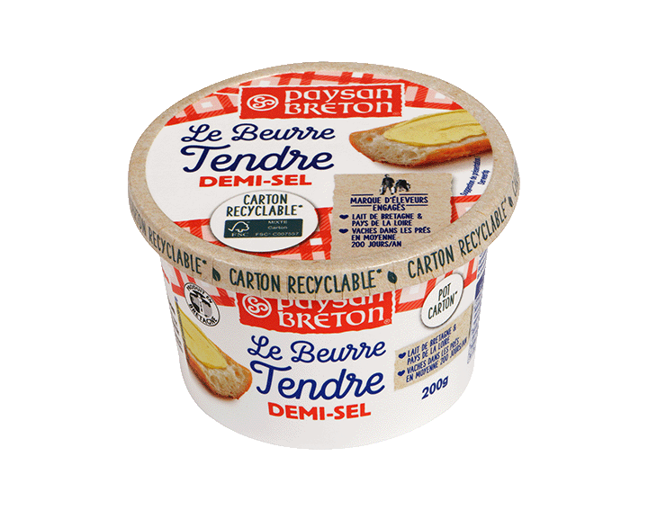 Le Beurre Tendre Demi-sel 200g