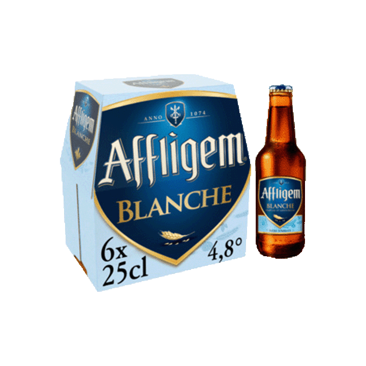 Affligem Blanche bière d'Abbaye 6x25cl 4.8°