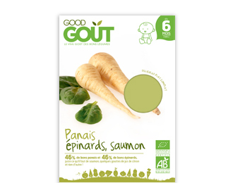 Good Goût : Panais, épinards, 