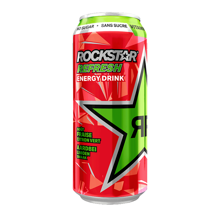 Rockstar Energy Drink goût fraise citron vert