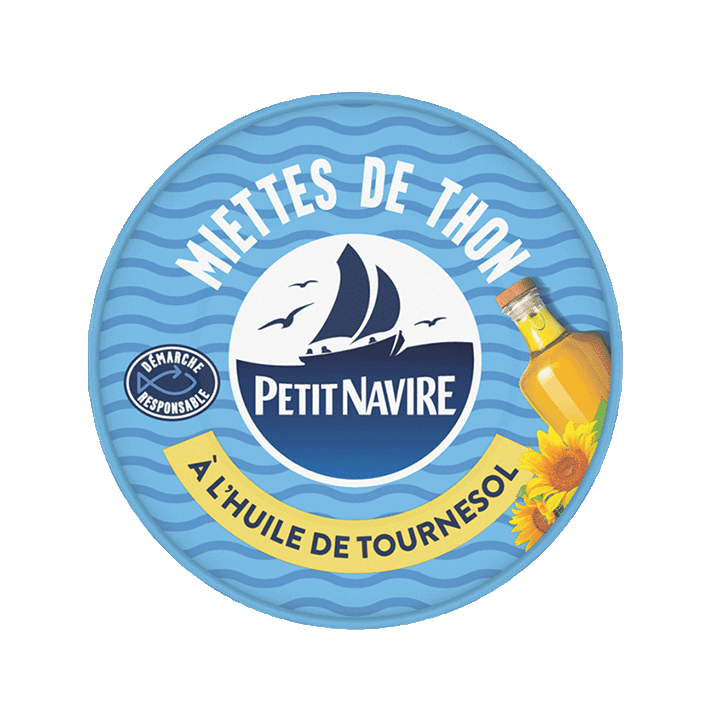 Miettes de Thon à l'huile de tournesol 160g