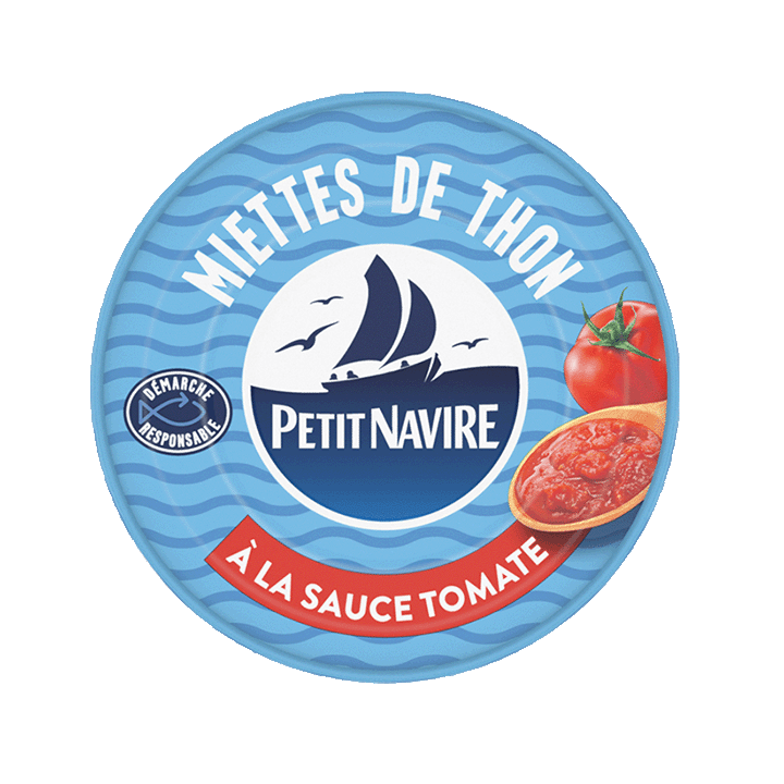Miettes de thon à la sauce tomate 140g