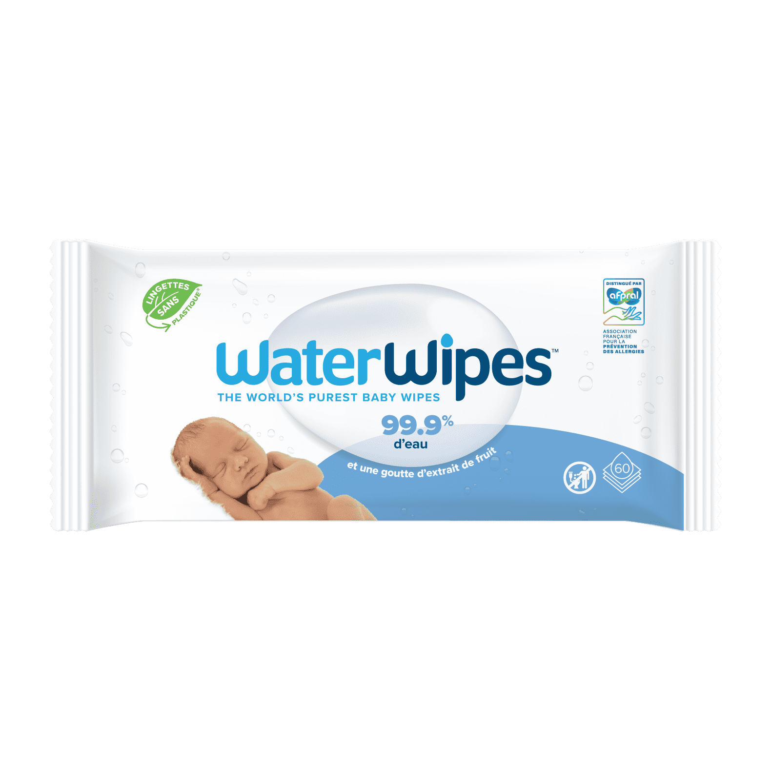 Waterwipes Lingettes Bébé x60