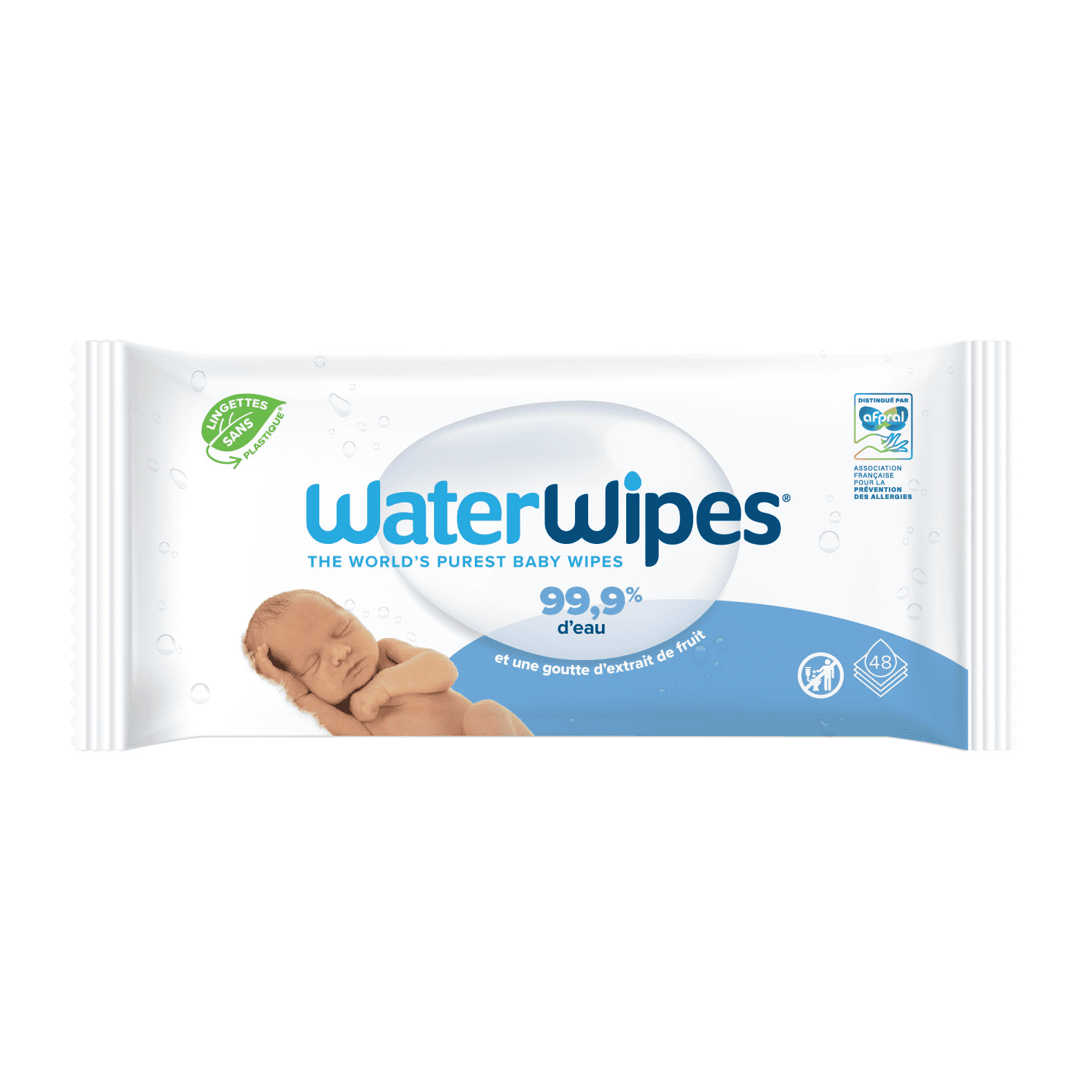 Waterwipes Lingettes Bébé x48 (uniquement en supermarché)