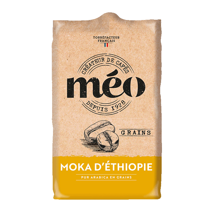 Méo Moka d'Ethiopie Grains 500g