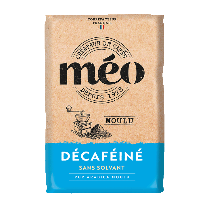Méo Décaféiné sans solvant Moulu 500g