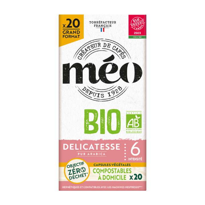 Méo Délicatesse Bio Capsules Home Compost x20