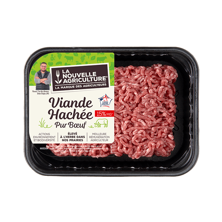 Viande hachée pur bœuf 15% MG (300g)