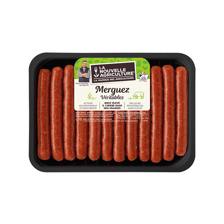 Merguez véritables de bœuf x12 (660g)