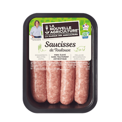 Saucisses de Toulouse x4 (500g)