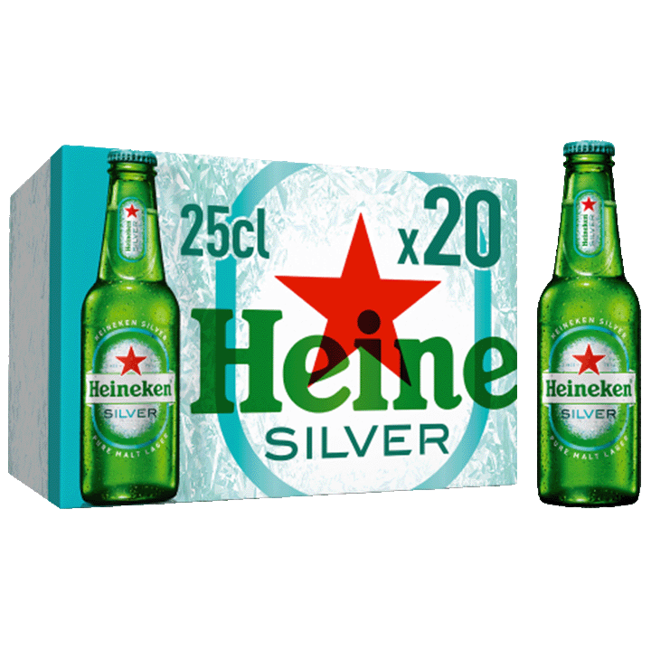 HEINEKEN SILVER 20x25CL
