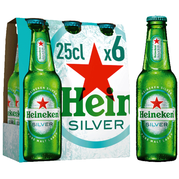 HEINEKEN SILVER 6x25CL