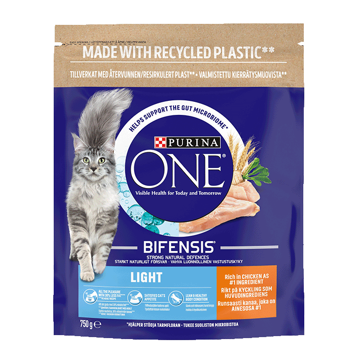 Light Cat, Rich in Chicken Dry Food 750g