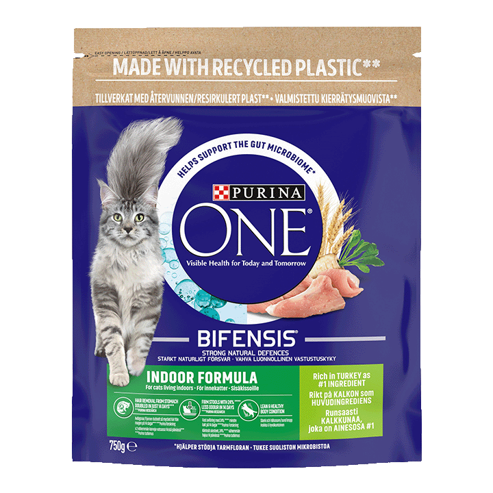 Adult Cat Indoor, Rich in Turkey 750g