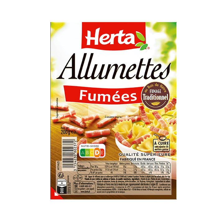 Allumettes fumées 200g