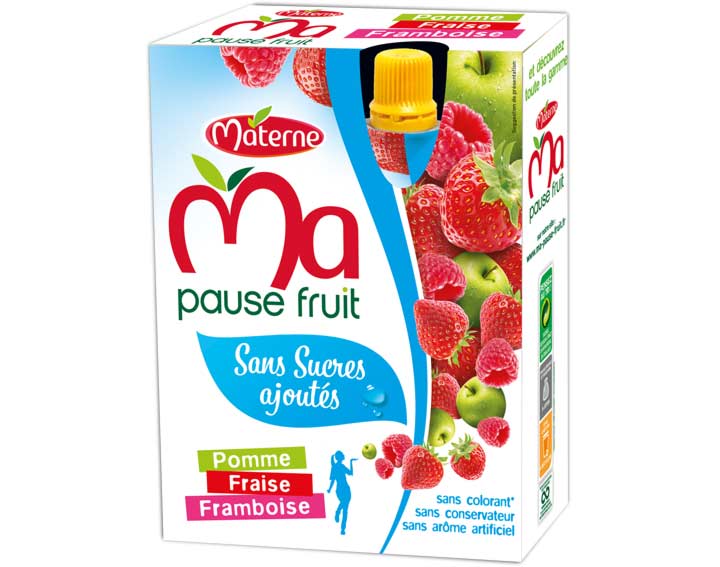Pomme Fraise Framboise Sans Sucres Ajoutés