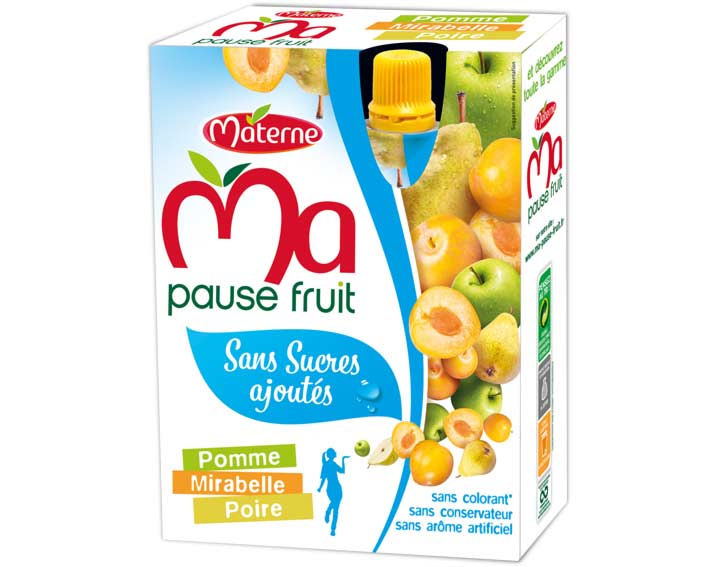 Pomme Mirabelle Poire Sans Sucres Ajoutés