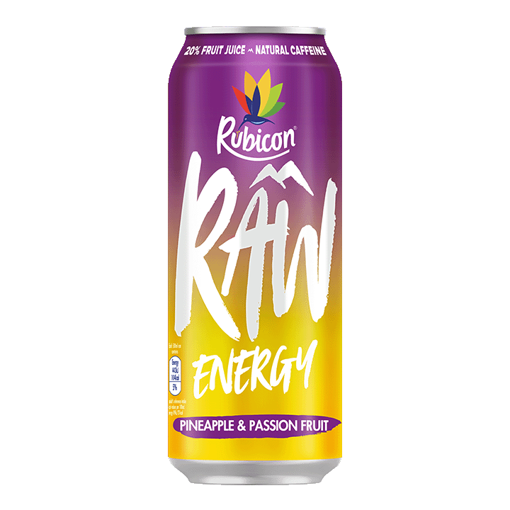 Rubicon Raw Energy Pineapple Passion 500ml