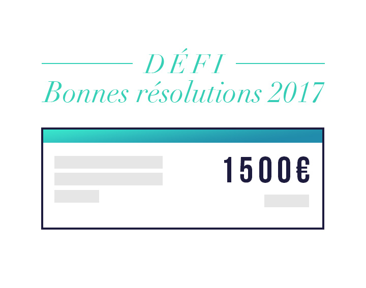 1 chèque de 1500€ à gagner par tirage au sort !