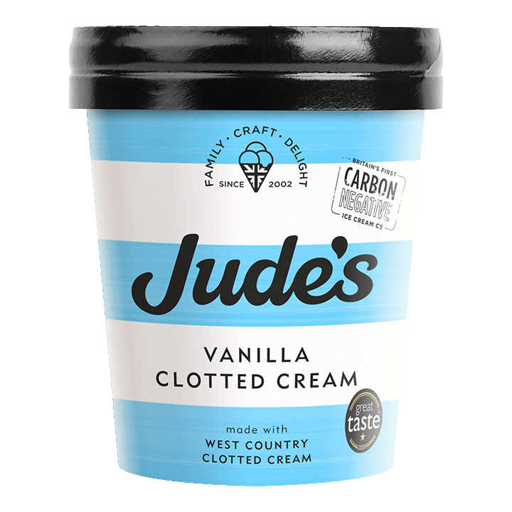 Jude's Vanilla Clotted Cream Ice Cream 460ml