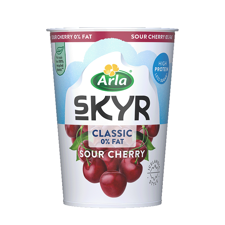 Arla Skyr Sour Cherry Yogurt 450g