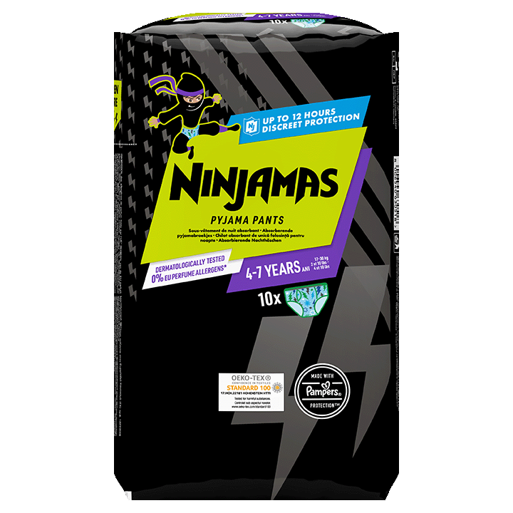 Pampers Ninjamas 4-7 ans BOY x10