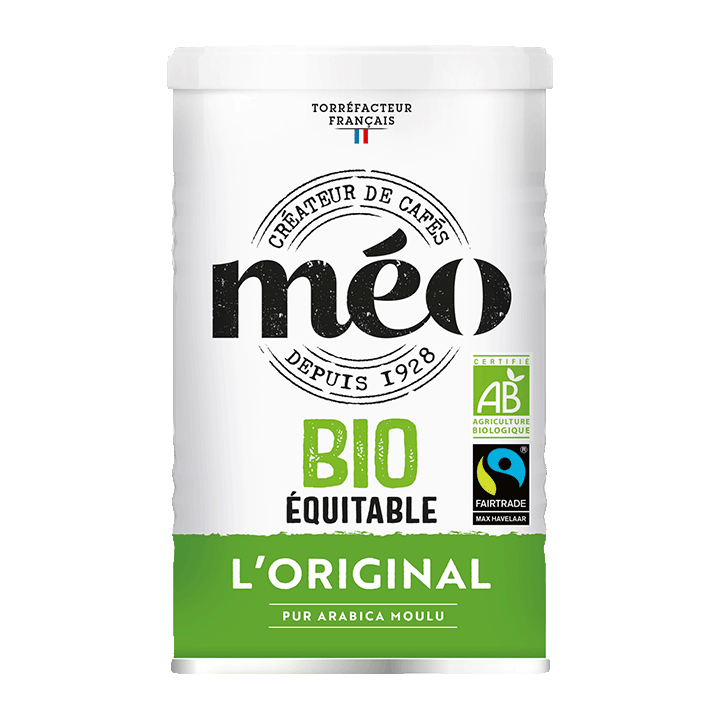 Méo L'original Bio Équitable Moulu Boite 250g