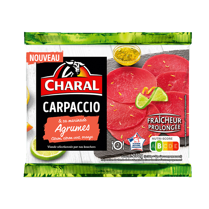 Carpaccio Agrûmes Charal