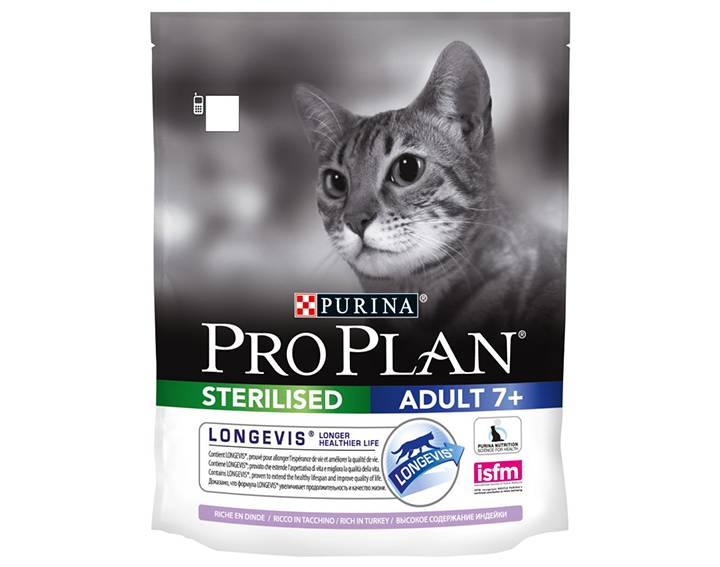 PRO PLAN® STERILISED ADULT 7+ riche en dinde