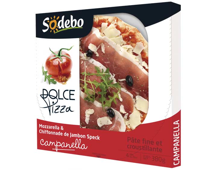Mozzarella & chiffonnade de jambon speck 