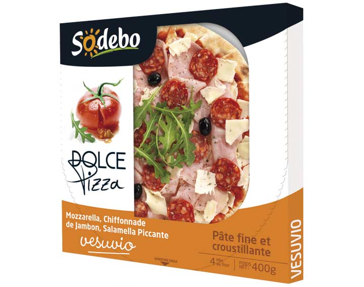 Mozzarella, chiffonnade de jambon & salamella piccante
