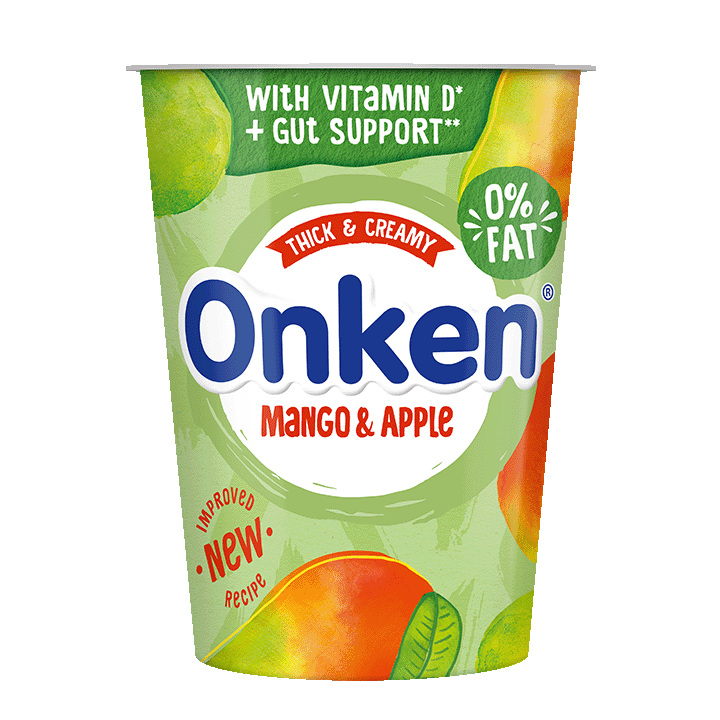 Onken 0% Fat Apple & Mango 450g