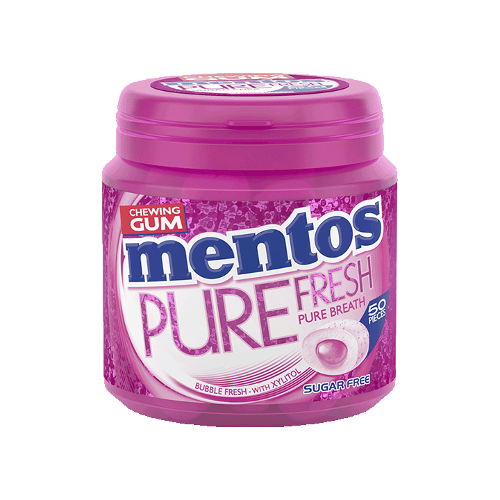 Mentos Pure Fresh Bubble Fresh, 50 dragées