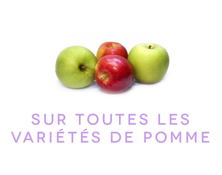 Sur toutes les variétés de pommes