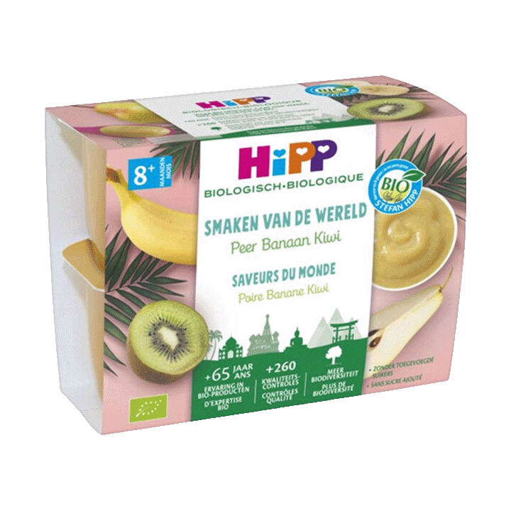 Panade Poire Banane Kiwi 4x100gr