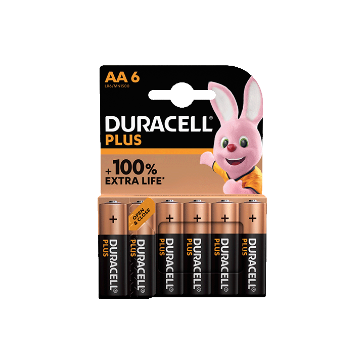 Duracell Plus 100%  AA X6