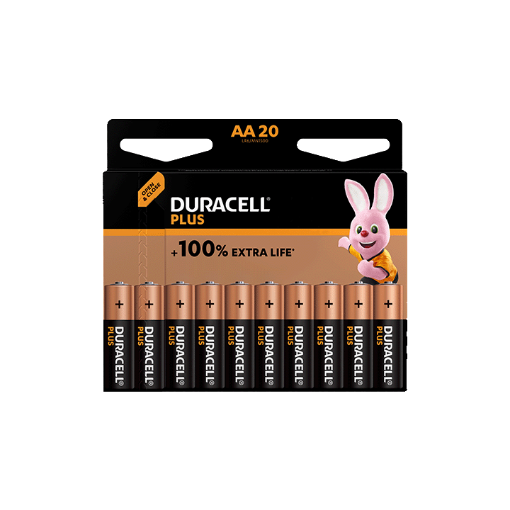 Duracell Plus 100%  AA X20