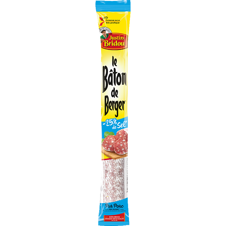 Bâton de Berger -25% de sel 250G