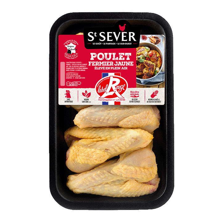 Ailes de poulet fermier Label Rouge x5