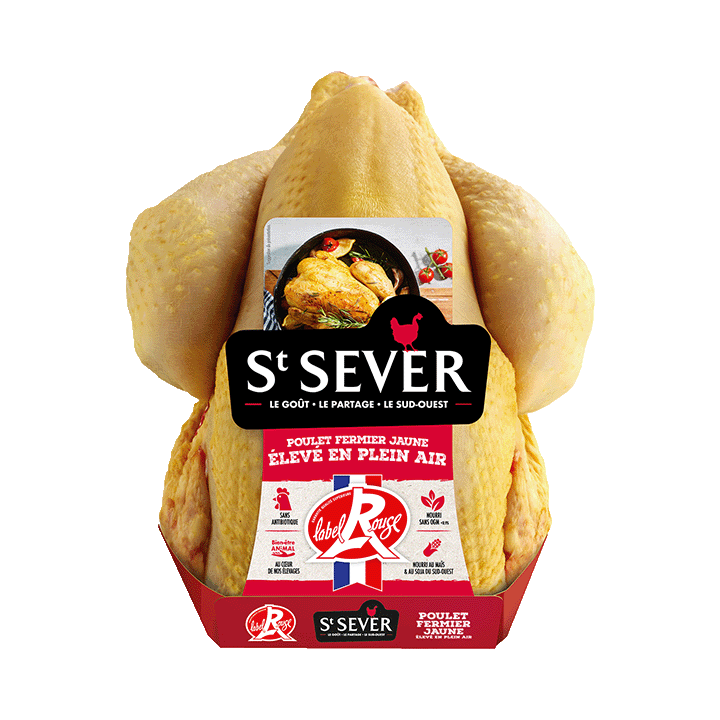 Poulet entier fermier Label Rouge