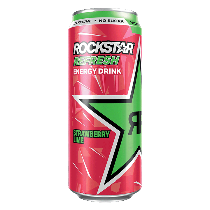 Rockstar Refresh Strawberry Lime 500ml