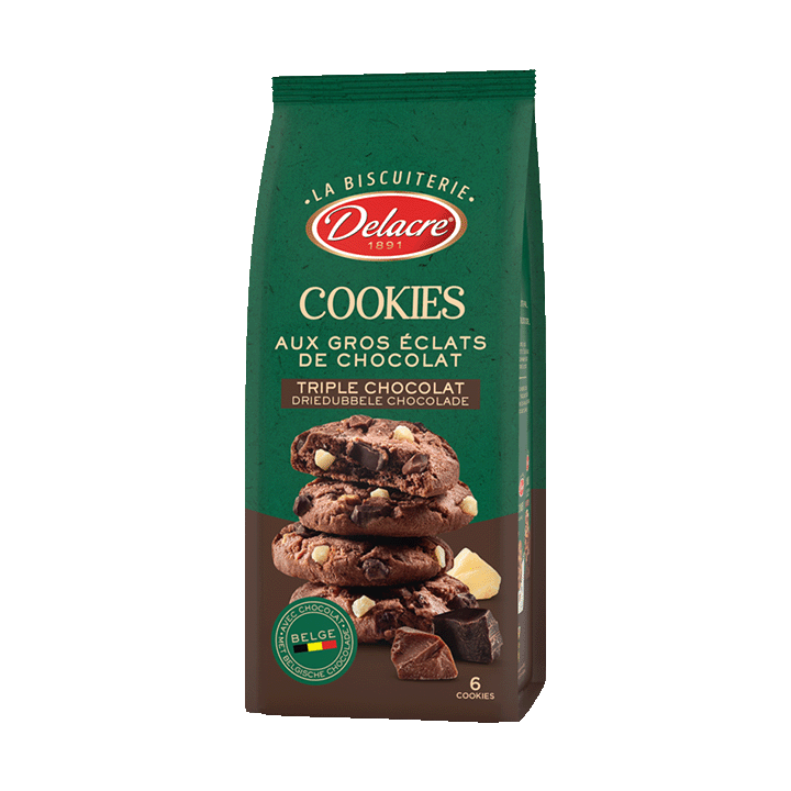 Cookies Driedubbele Chocolade 136g